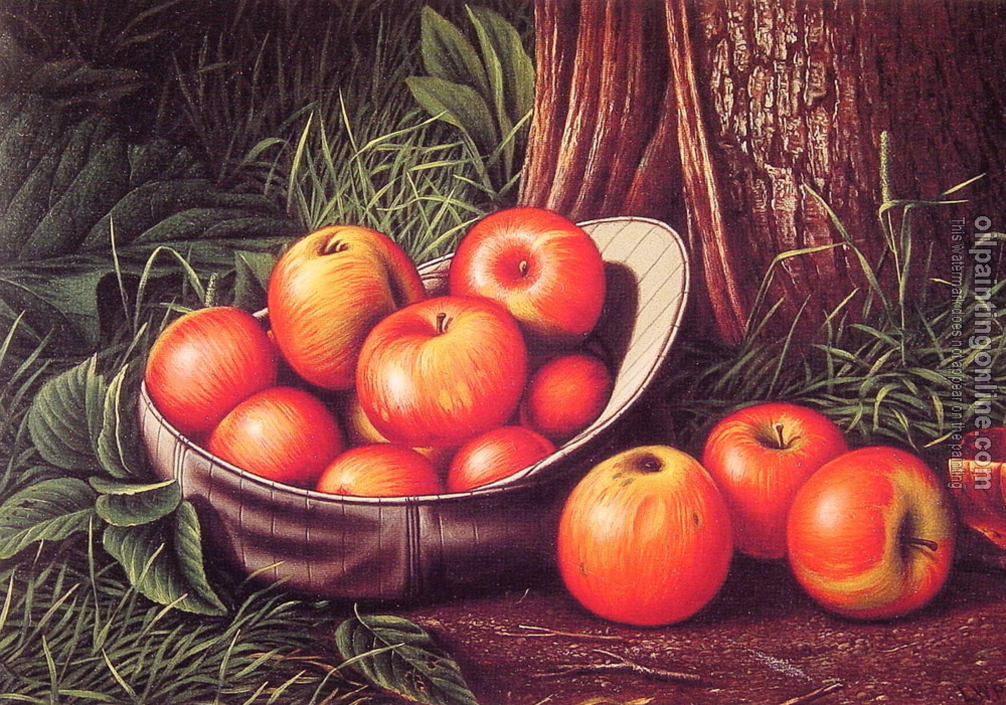 Prentice, Levi Wells - Still Life with Apples in a New York Giants Cap